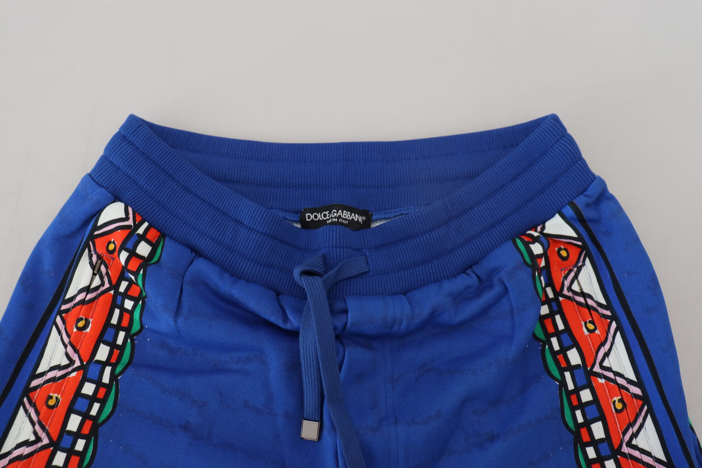 Elegante, veelkleurige katoenen shorts met print