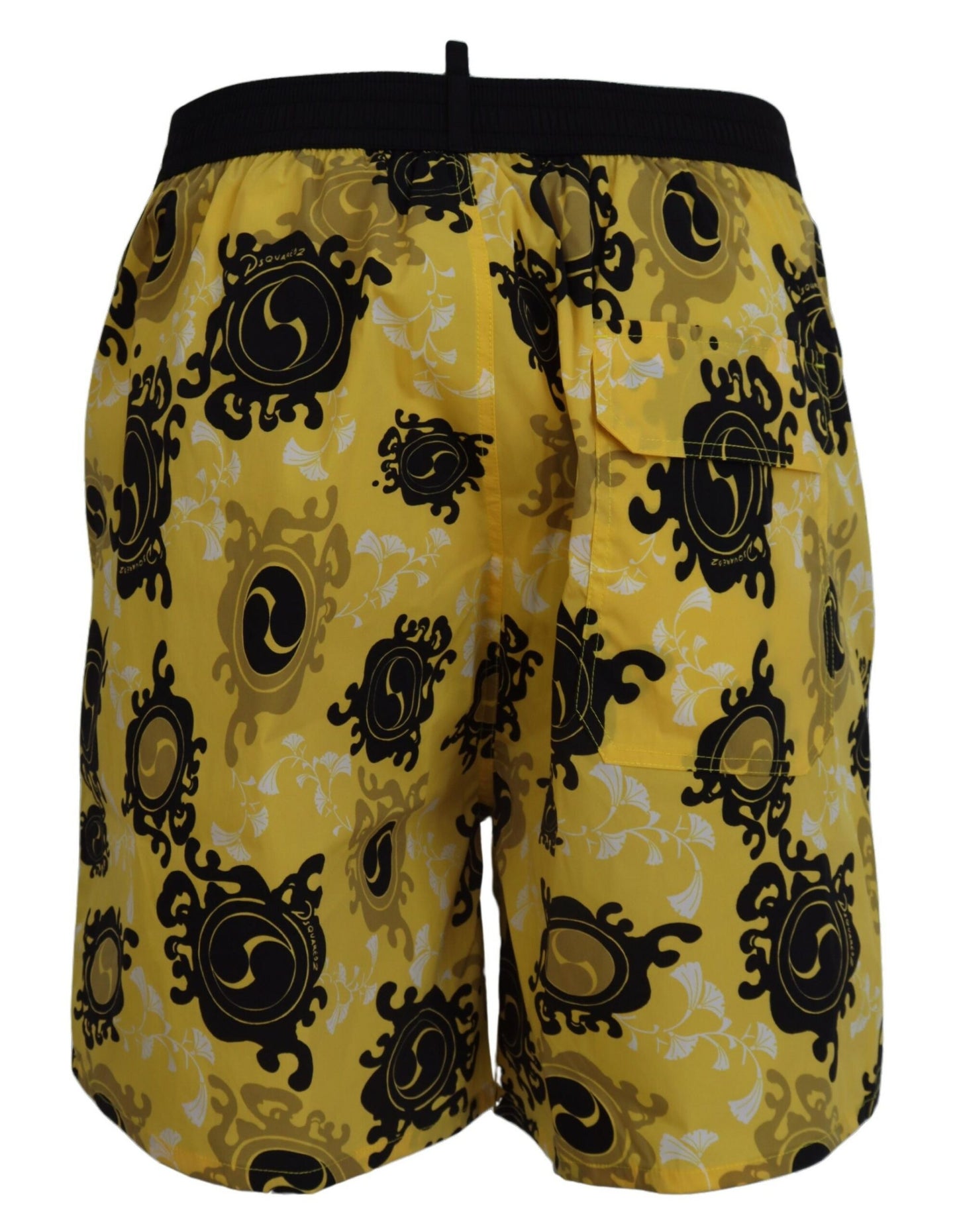 Gele blokprint zwemshorts boxershort