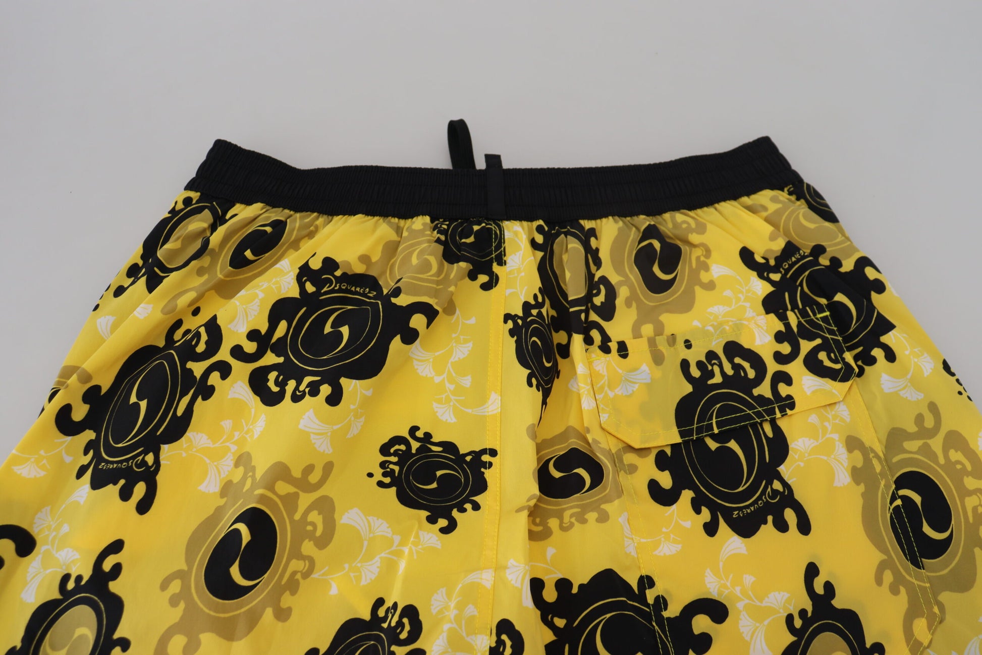 Gele blokprint zwemshorts boxershort