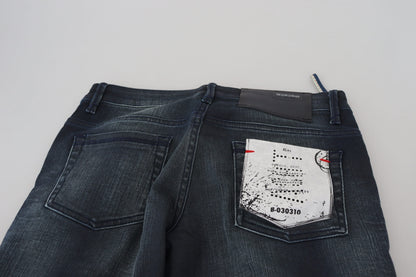 Chique lage taille slim fit denim jeans