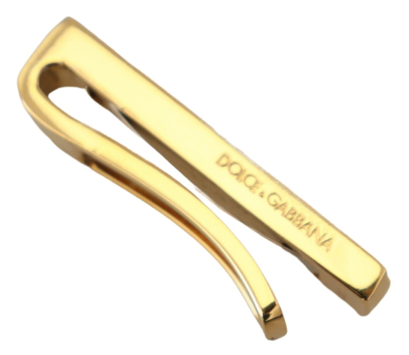 Elegante gouden messing stropdasclip voor heren