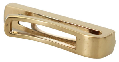 Elegante gouden messing stropdasclip voor heren