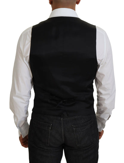 Elegante zwarte formele vest