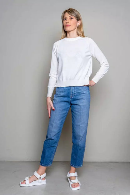 Elevated Blue High-Waist Denim voor dames