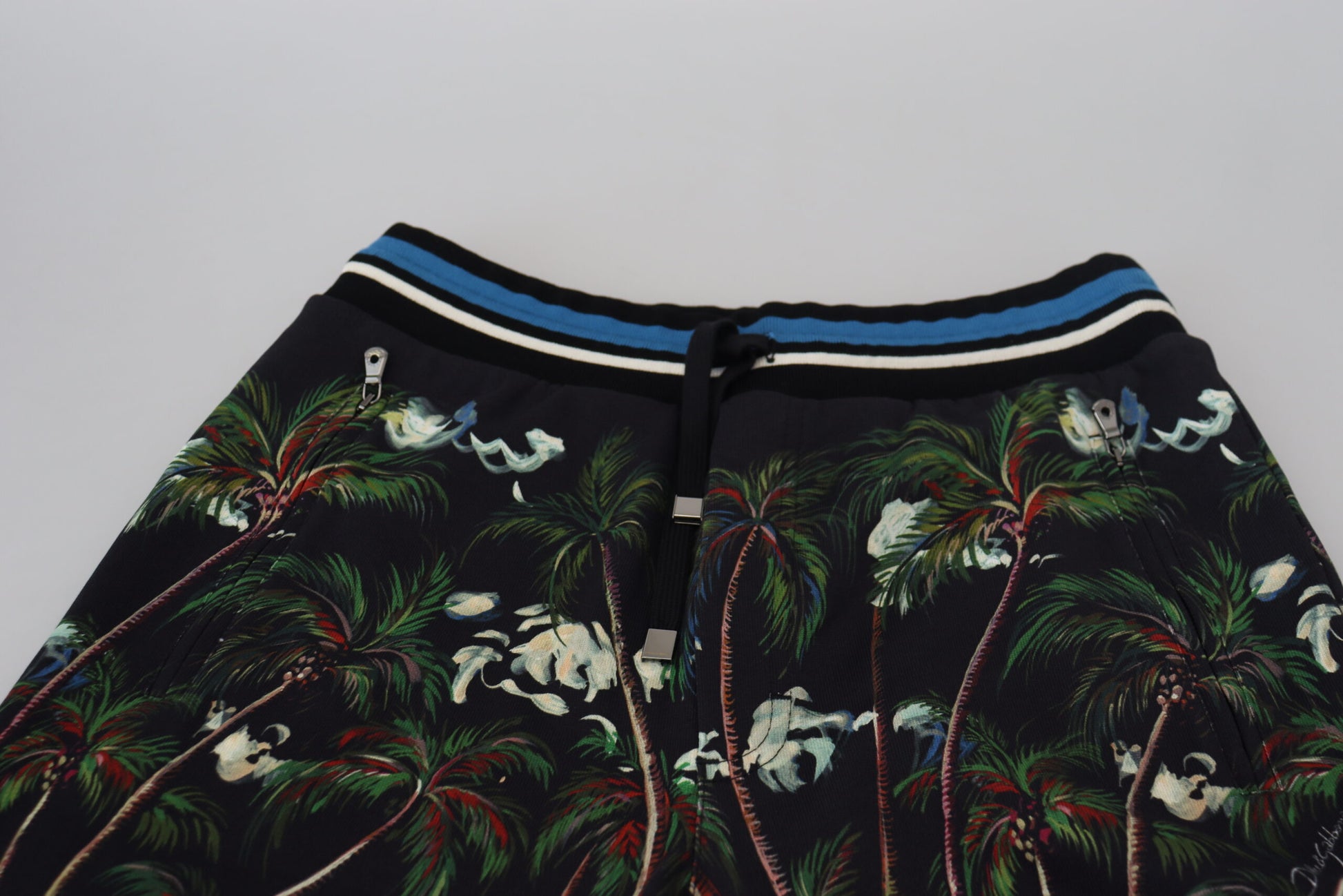 Vulkaanprint casual knielange shorts