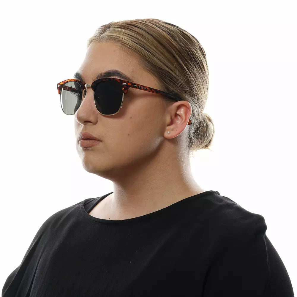 Brown Unisex Sunglasses