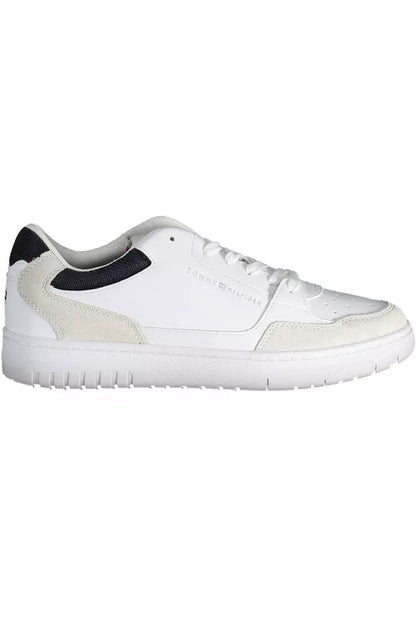 Witte leren herensneaker