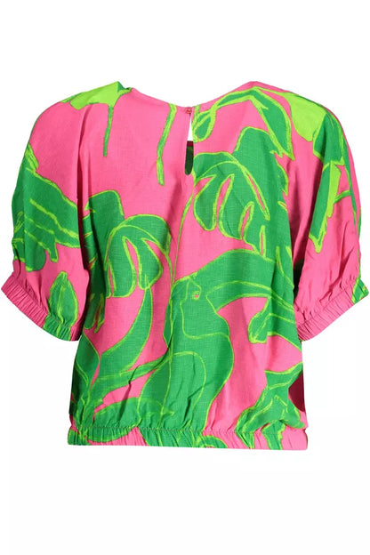 Roze Viscose Dames Top