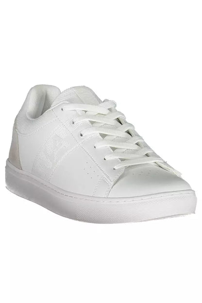 Witte leren herensneaker