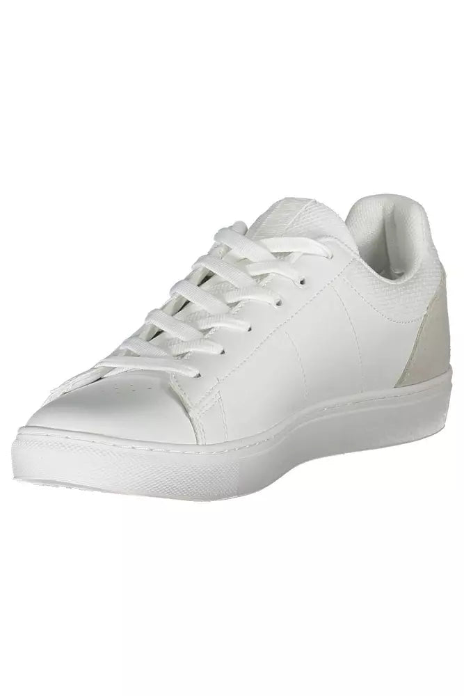 Witte leren herensneaker