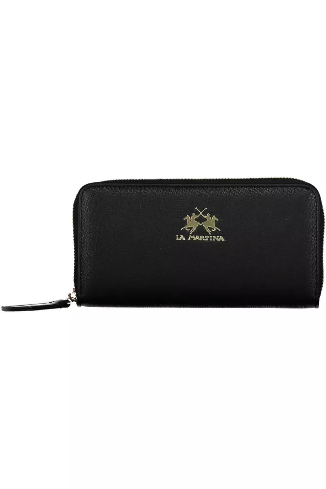 Black Polyethylene Women Wallet