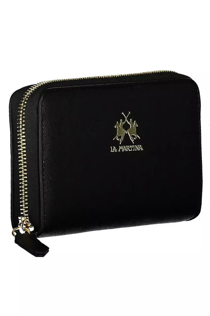 Black Polyethylene Women Wallet