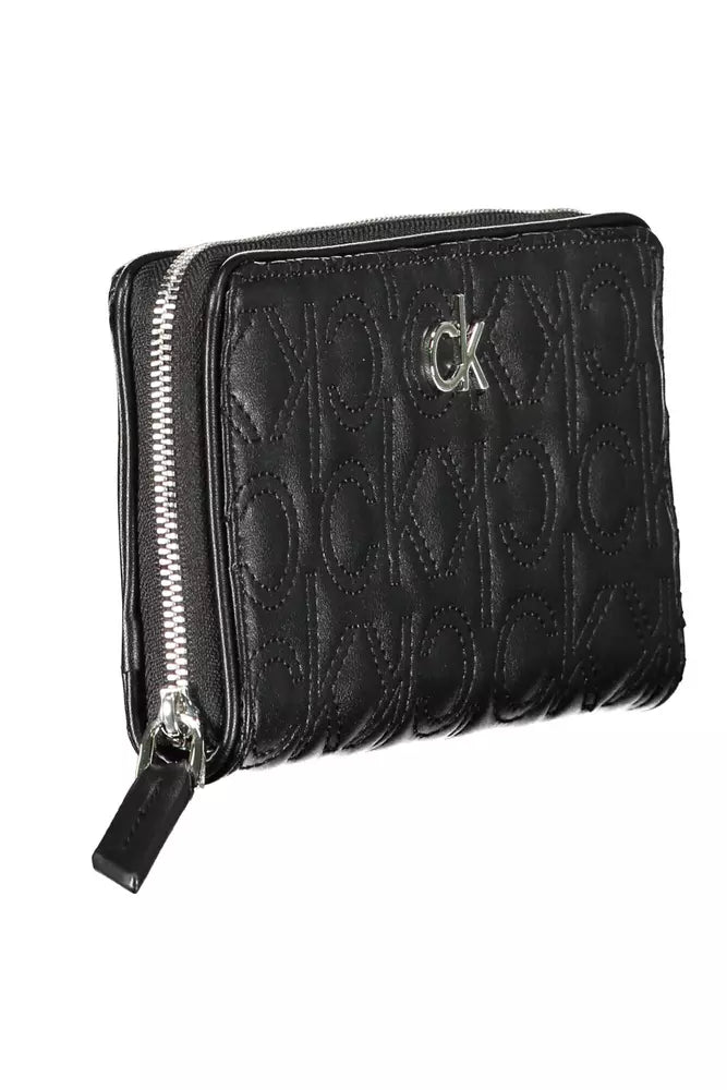 Black Polyethylene Women Wallet