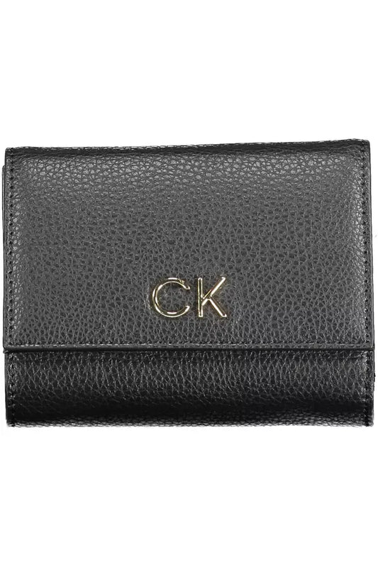 Black Polyethylene Women Wallet