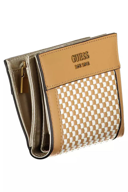 Brown Polyethylene Women Wallet