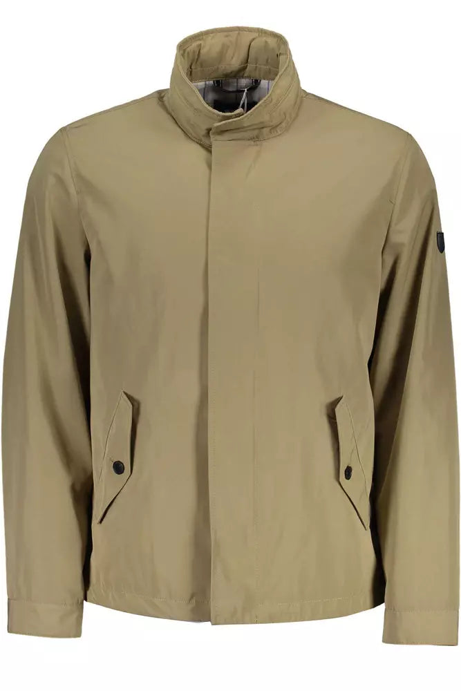 Beige Polyester Herenjack