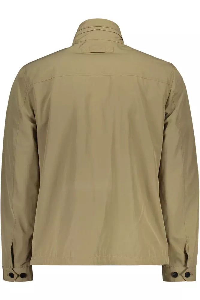 Beige Polyester Herenjack