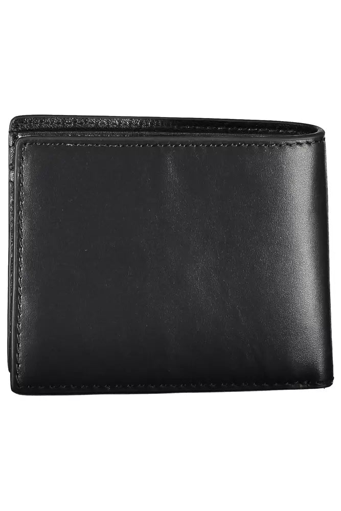 Black Leather Men Wallet