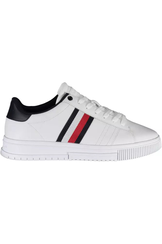 White Leather Mens Sneaker