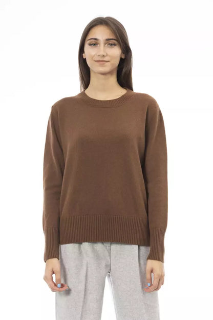 Brown Cashmere Women Sweater