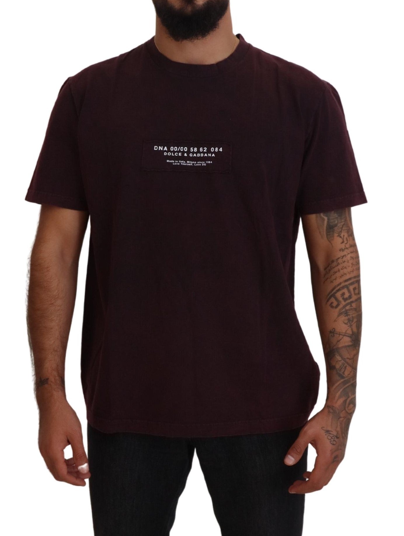 Elegante Bordeaux Crewneck Tee