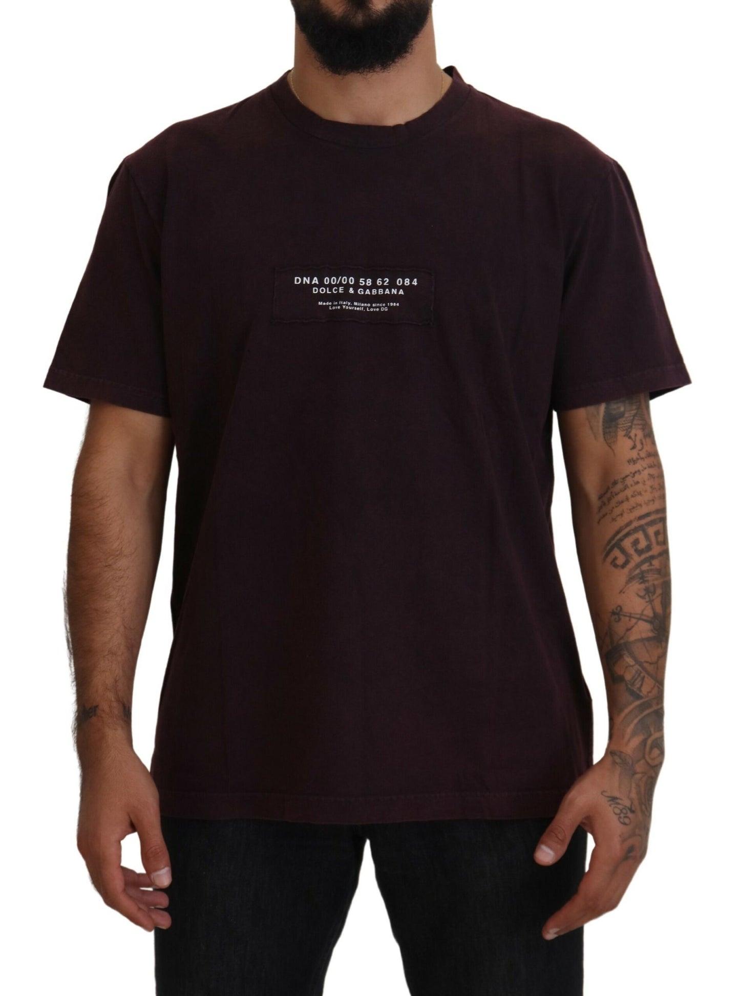 Elegante Bordeaux Crewneck Tee