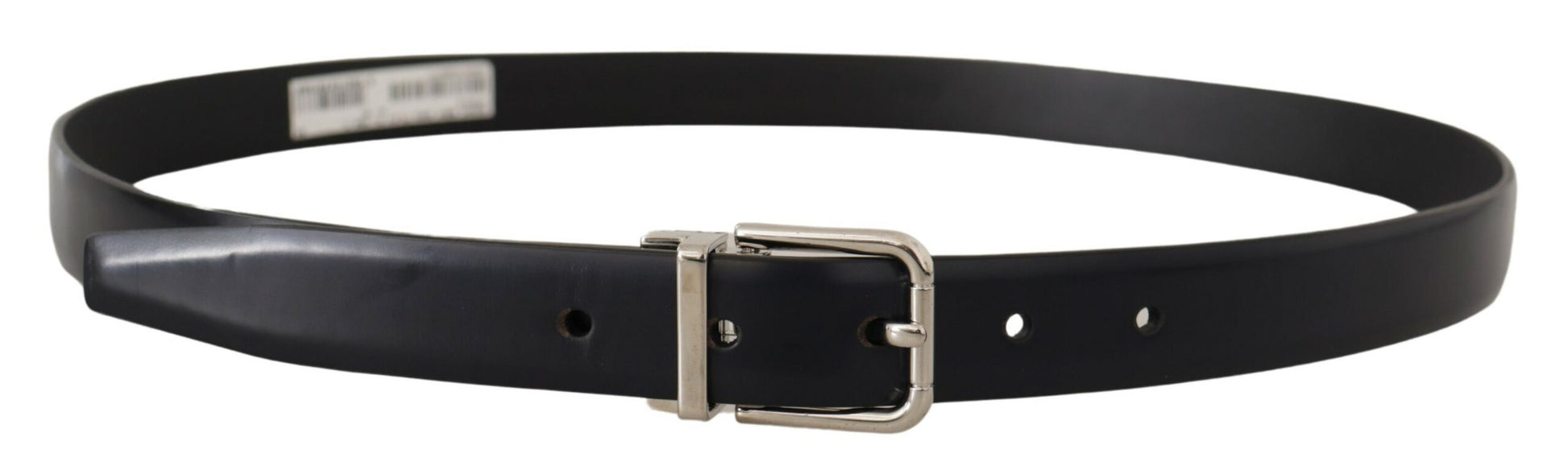 Elegante leren riem met metalen gesp