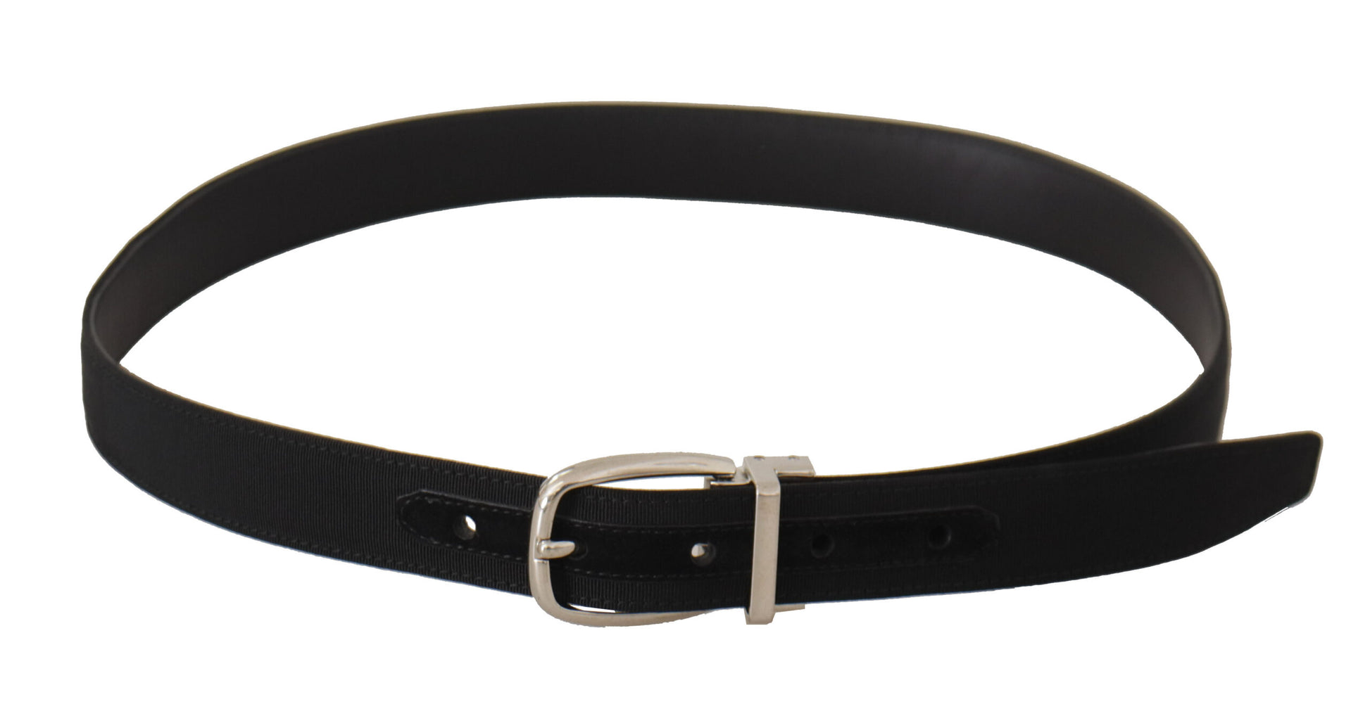 Elegante leren riem met gegraveerde gesp