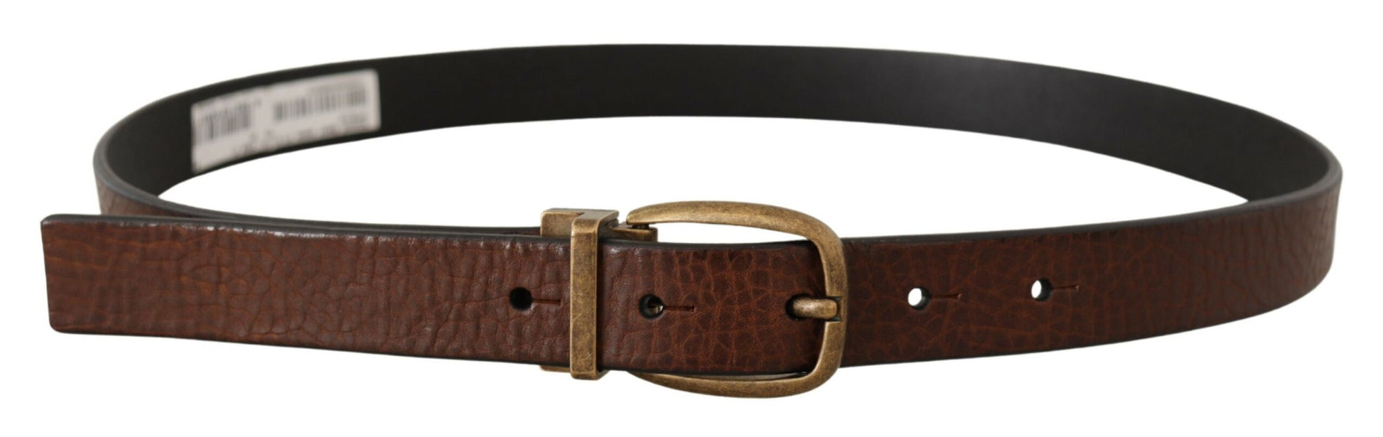 Elegante leren riem met metalen gesp