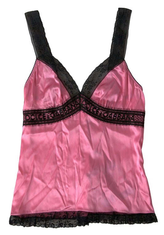 Zijden Charm Roze Camisole