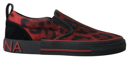 Chique luipaardprint loafers sneakers