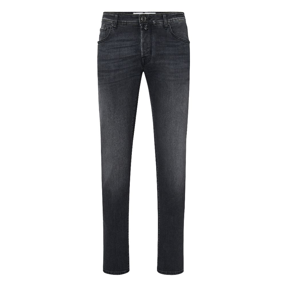 Elegante Slim Fit Zwarte Stretch Jeans