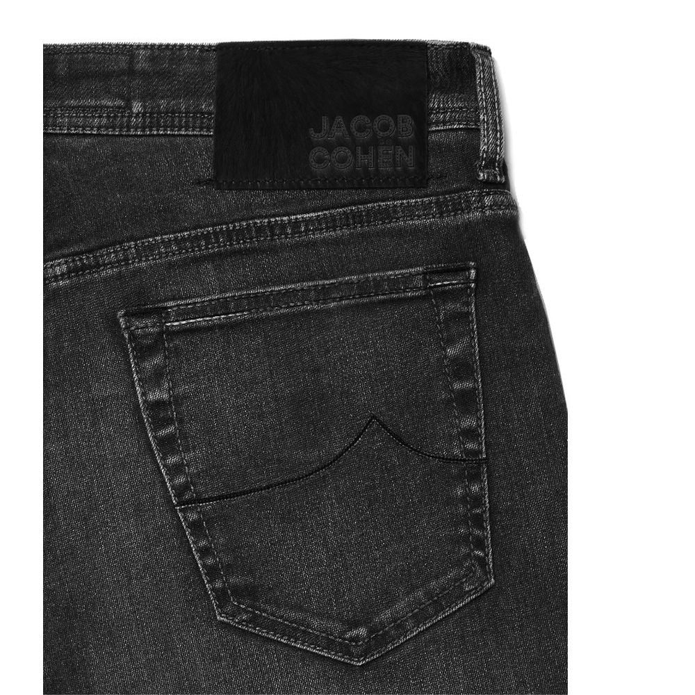 Elegante Slim Fit Zwarte Stretch Jeans