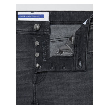 Elegante Slim Fit Zwarte Stretch Jeans