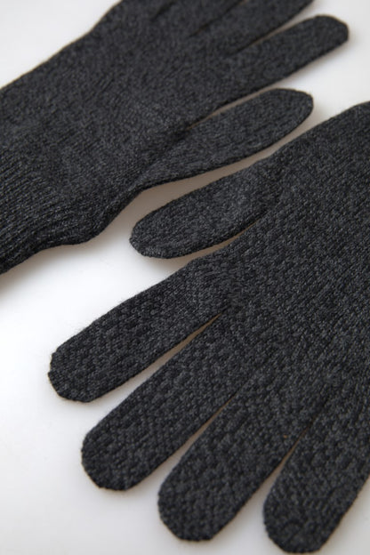 Elegante winterhandschoenen van maagdelijke wol in grijs