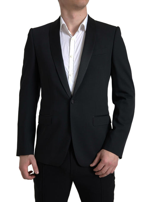 Chique Slim Fit Blazer van Maagdelijke Wol