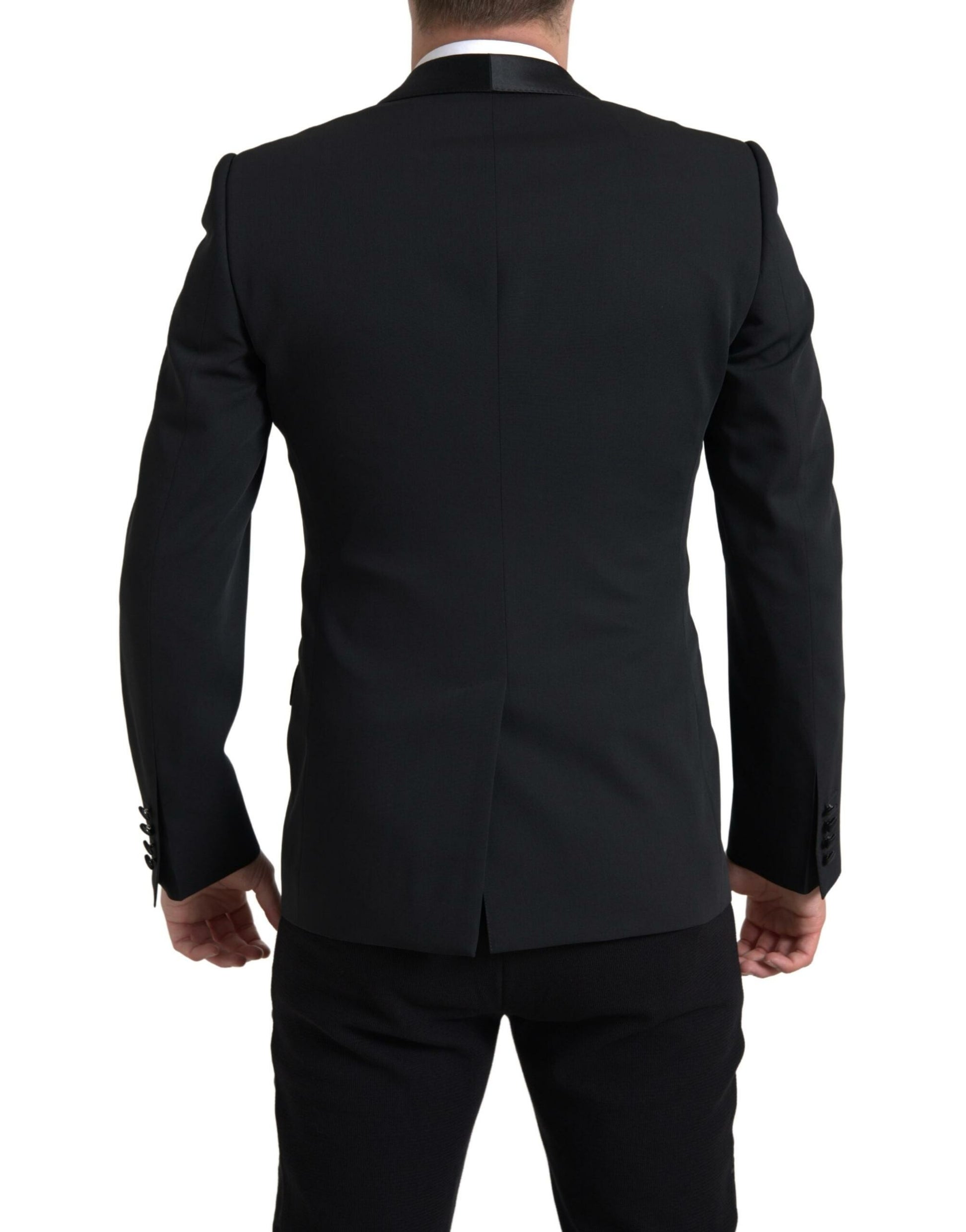 Chique Slim Fit Blazer van Maagdelijke Wol