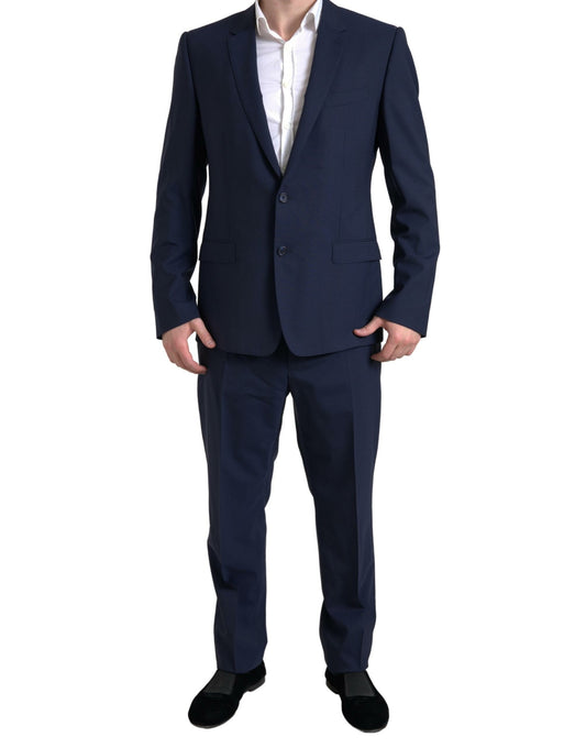 Elegant Blue Martini Slim Fit tweedelig pak