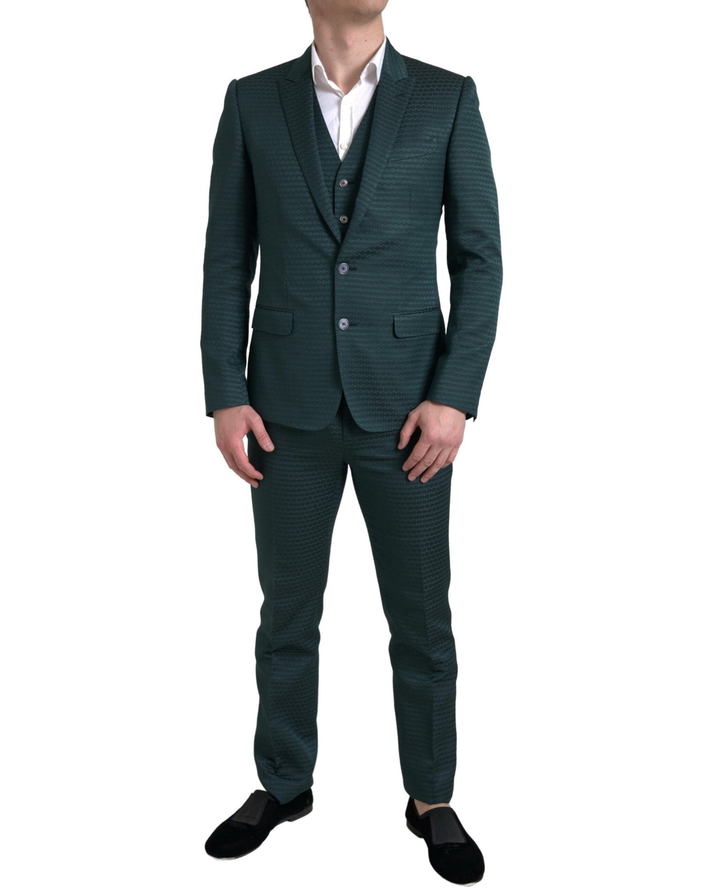 Emerald Elegance Slim Fit 3-delig pak