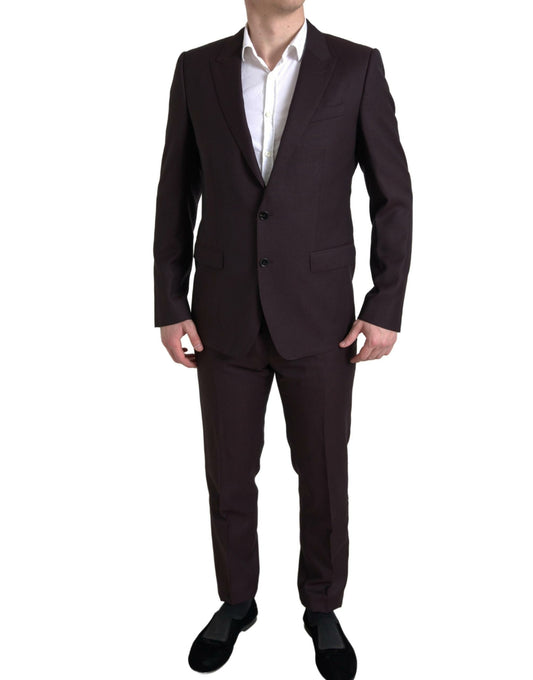 Maroon Martini Slim Fit 2-delig pak