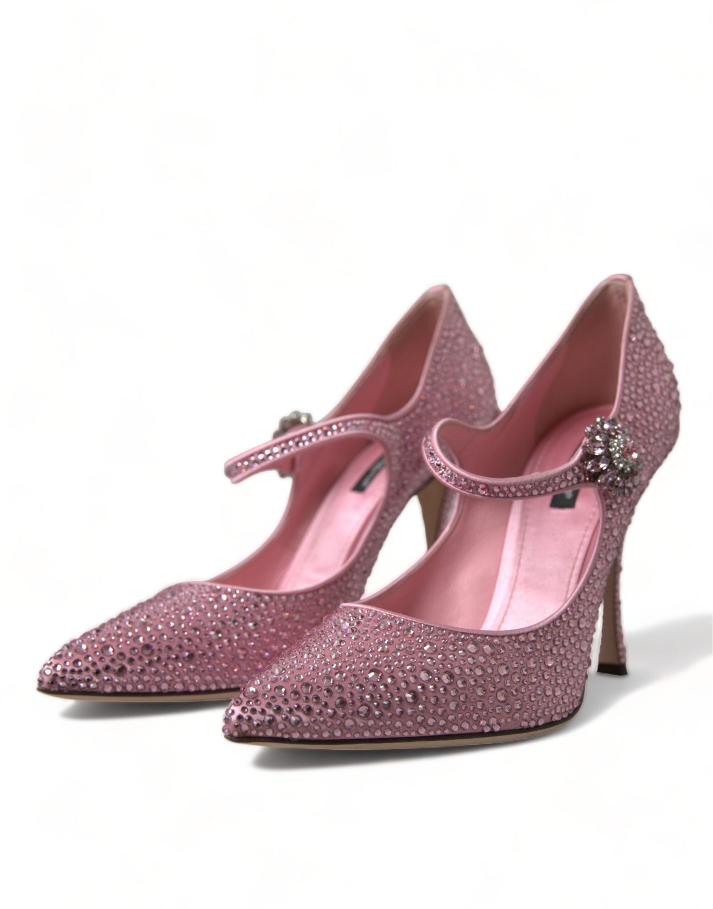 Betoverende roze kristallen pumps