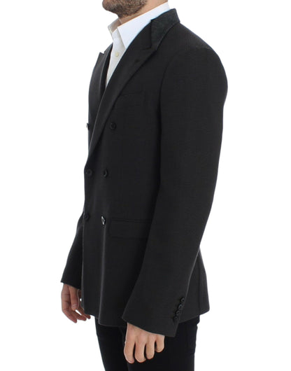 Elegante, slanke, dubbelrijige blazer