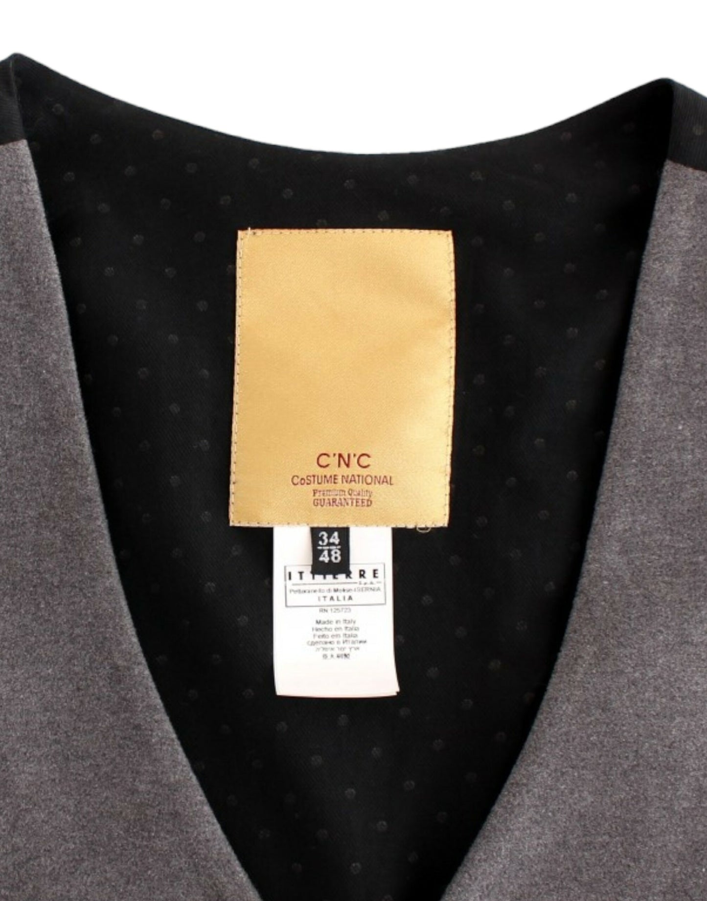 Chique grijs casual vest