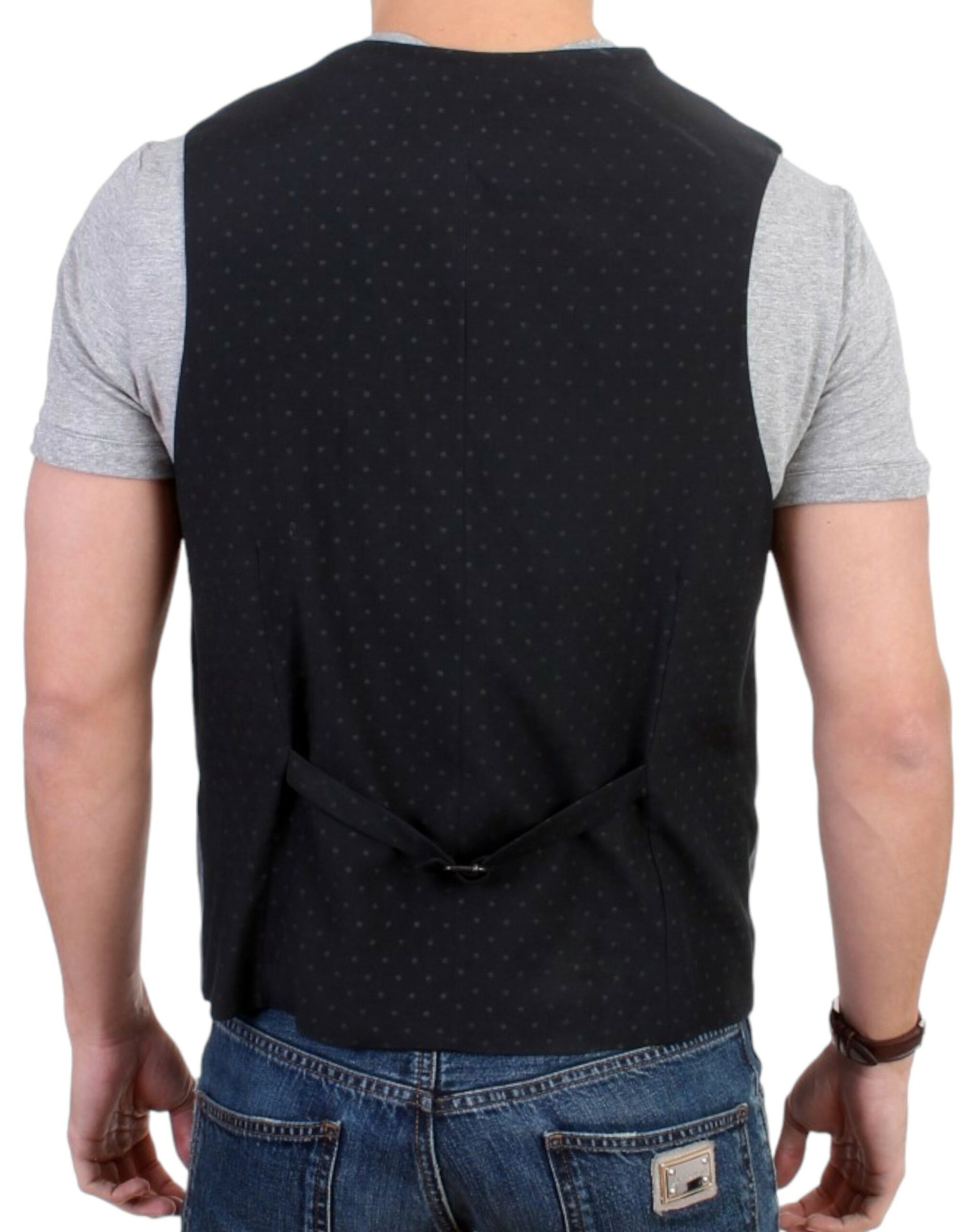 Chique grijs casual vest