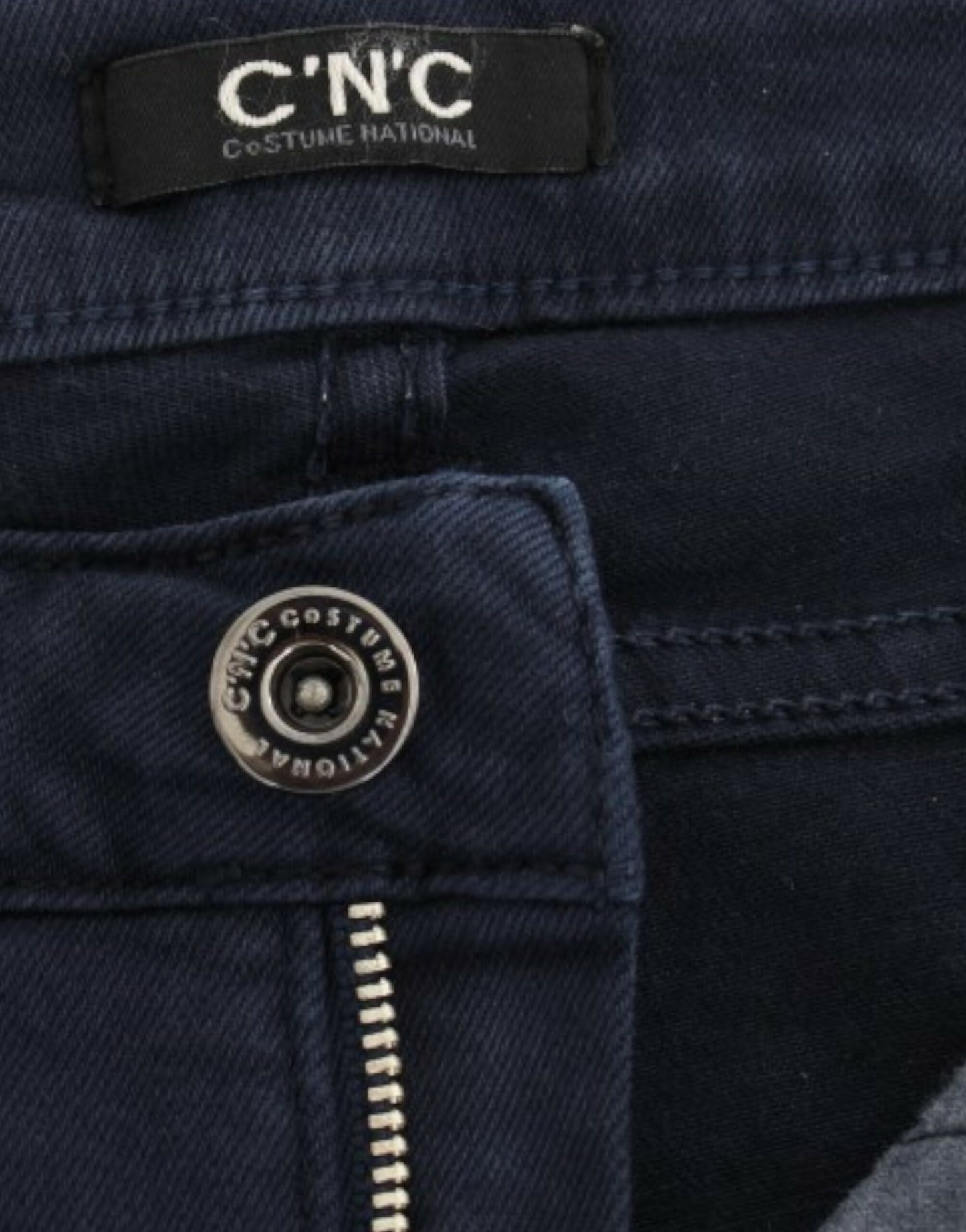 Chique blauwe rechte denim Delight