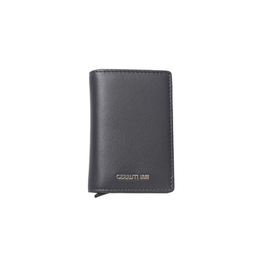 Blue Calf Leather Men Wallet