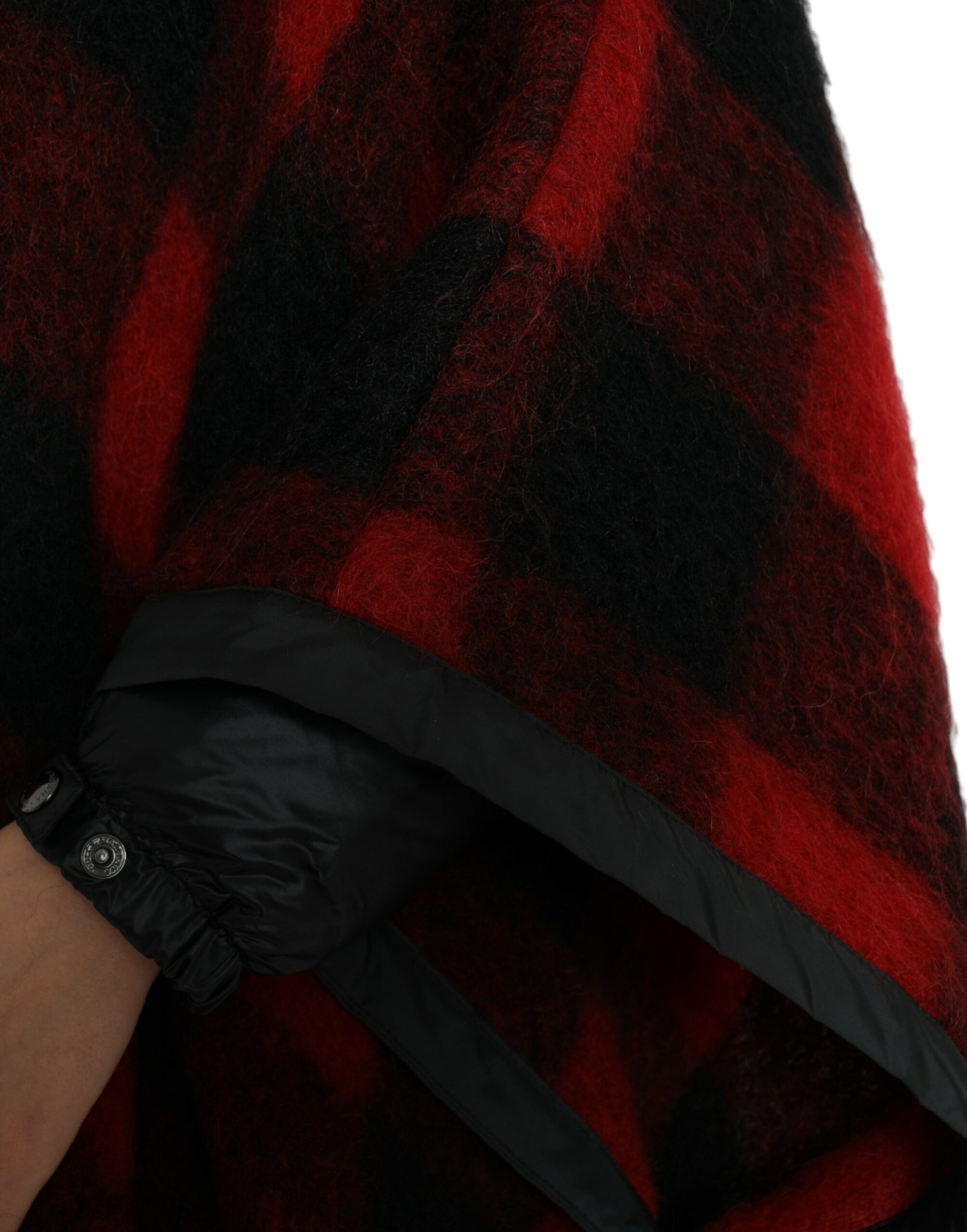 Elegante Buffalo Check Poncho-jas