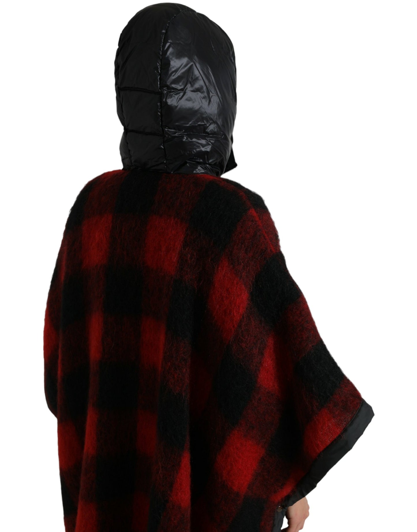 Elegante Buffalo Check Poncho-jas