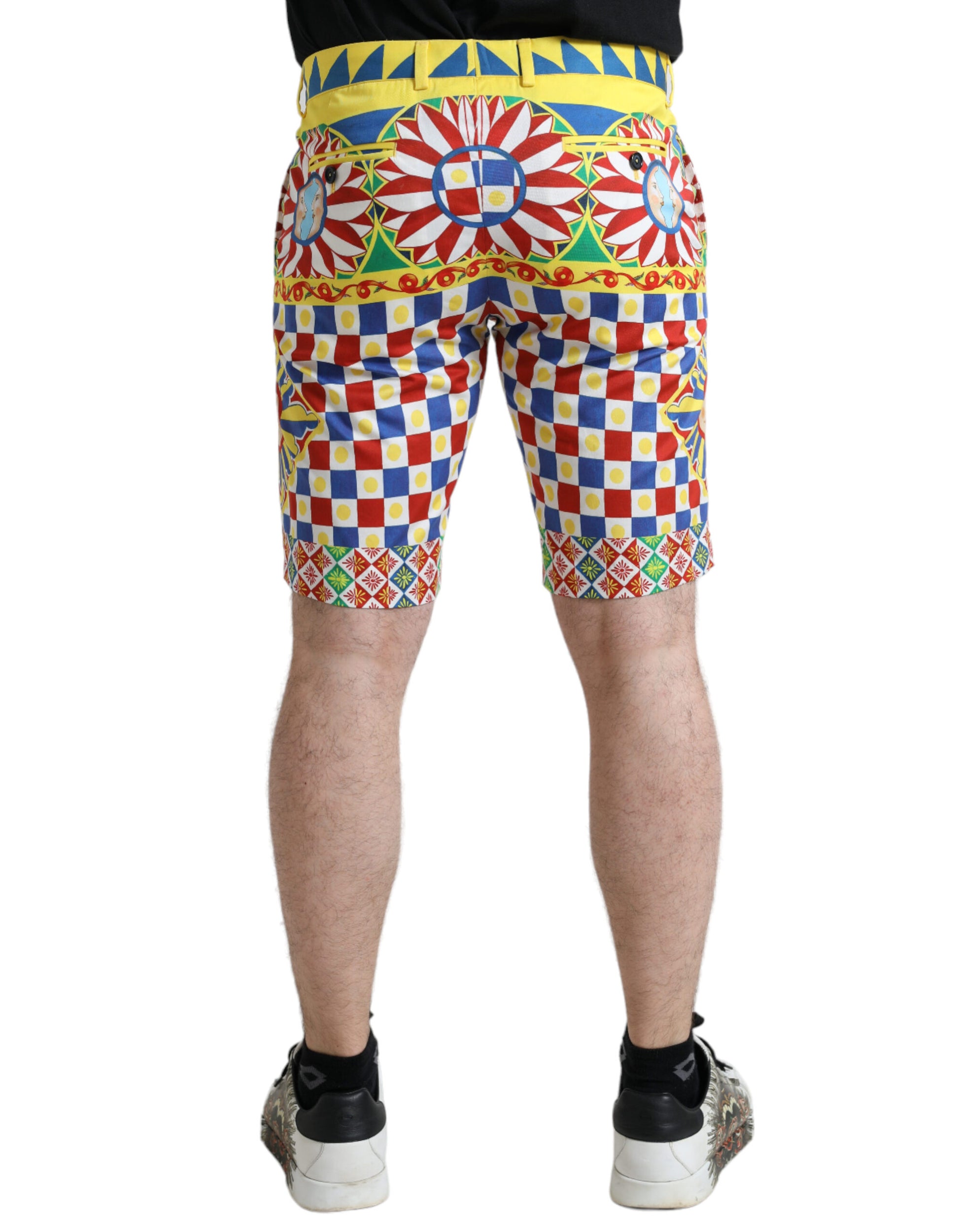 Bermudashorts met veelkleurige print