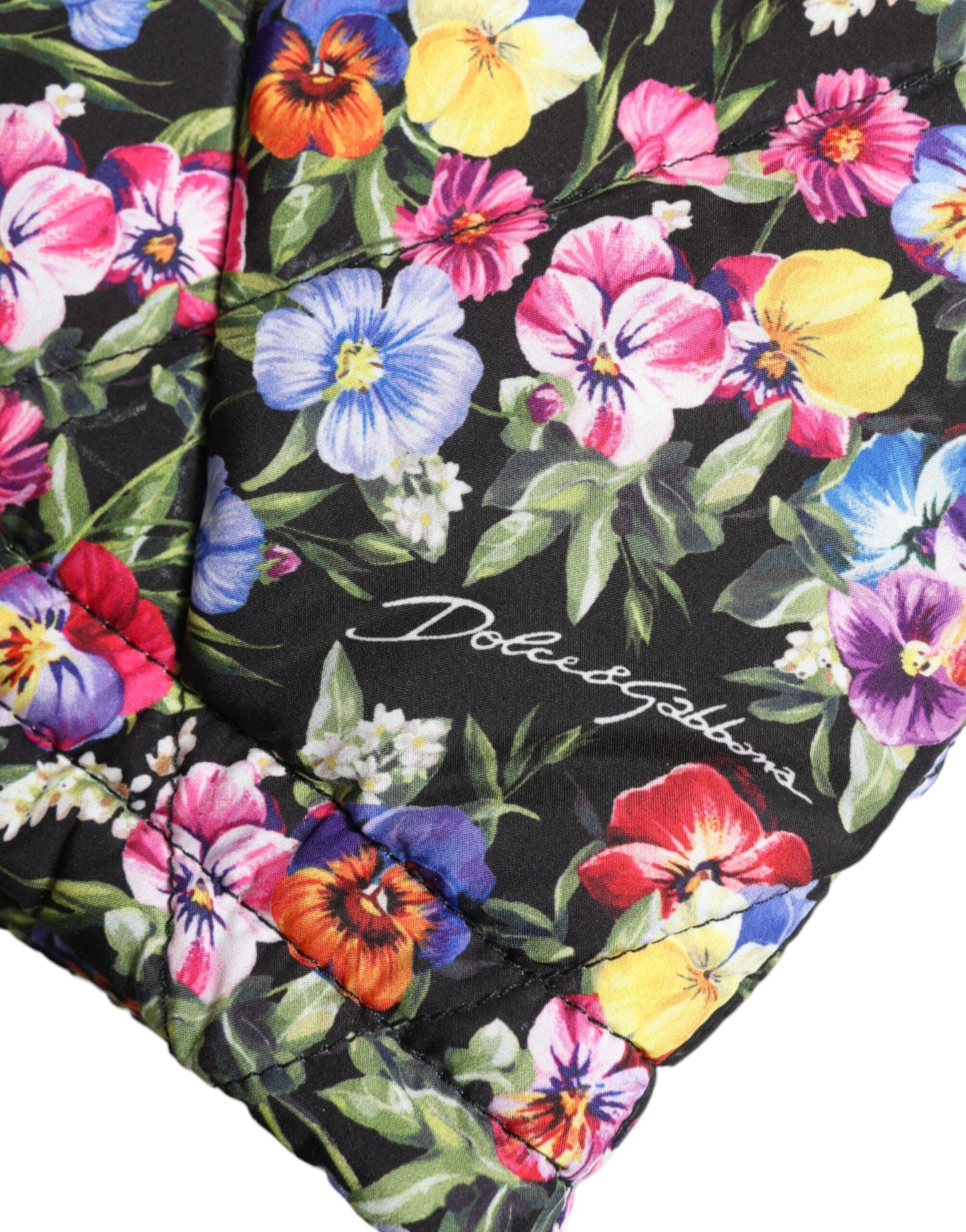 Levendige hoge taille bloemen shorts